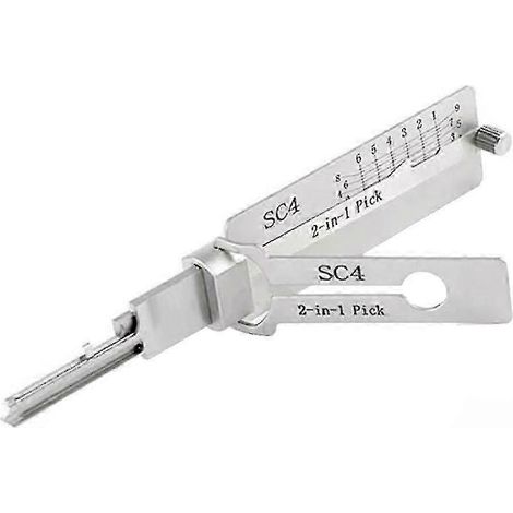 Ouvre-serrurier professionnel Lishi 2 en 1 SC4 (1/5)