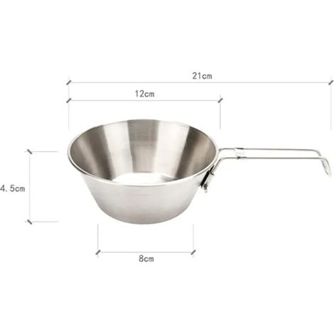 Grille-pain de camping pliable 4 tranches, portable, en acier inoxydable, compatible avec les plaques de cuisson à gaz et les réchauds portables. (1/5)