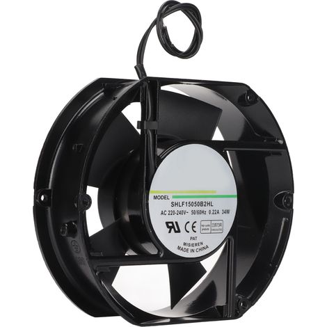 172-mm-Doppelkugellager-Lüfter für Backofen, Trockenraum und Luftentfeuchter, hitzebeständig, 220–240 V