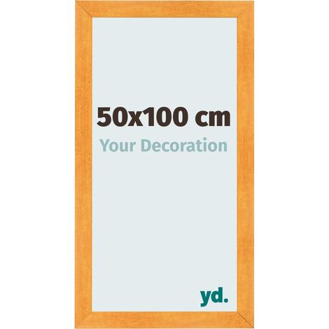yd. - Cadre photo 50x100 - Orange - MDF - Pisa (1/5)