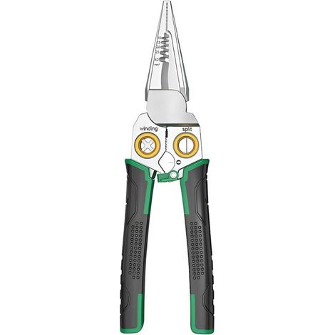 8-in-1 Electrical Wire Stripper - Cable Cutting Tool for Stripping and Crimping with Wire Splitting and Winding (1/5)