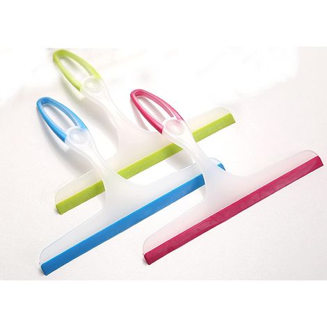 Lot de 3 raclettes de douche pour portes vitrées, fenêtres et carrelages de salle de bain. (1/3)