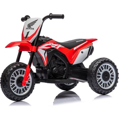 Honda CRF450 batteriebetriebenes dreirädriges Kindermotorrad mit Sound, rot (1/5)