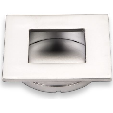 Einlassgriff EL-02 50 x 50 x 12 mm Chrom matt (1/5)