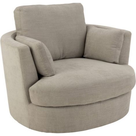 Fauteuil pivotant à 360° en tissu - ANGEL (1/5)