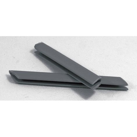 Profilverbinder für Handlauf / Bodenschiene Q4, Q2, Q5 (Beutel 12 Stück) grau (1/5)