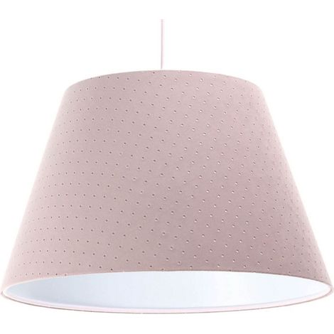 Suspension jasmine bebe - Matelassé rose poudré intérieur blanc (1/5)