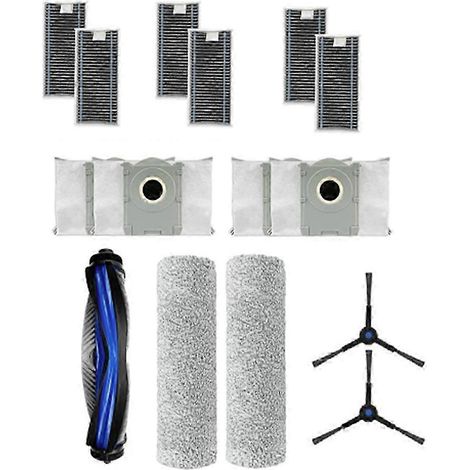 15 piezas para el cepillo lateral del rodillo de la aspiradora robot Ecovacs X8 Pro Omni SZRH AV (1/4)