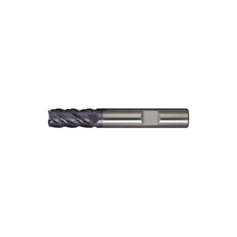 Fresa  de  vástago  DIN  6527L  Tipo  NF-UNI  D.8mm  VHM  TiAlN  45Grados  HB  Z.4  larga  TECWERK (1/2)