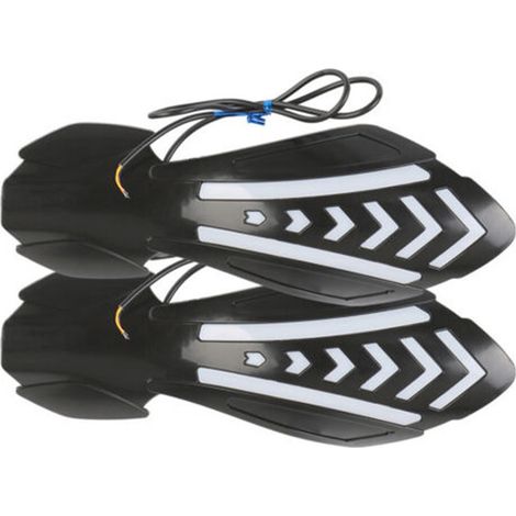 New KTM motocross handguards with LED lighting and streamlined windscreen protection for the handlebars (1/3)