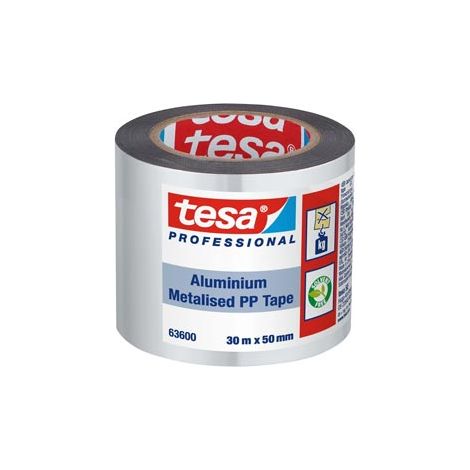 Ruban Isolation Thermique Tesaband 63600 Alu Gris 30Mx50Mm Tesa