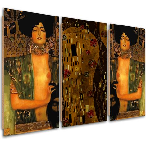 Quadro deco panel 3 paneli, Judyta con la testa di Holofernes - 150x100 (1/5)