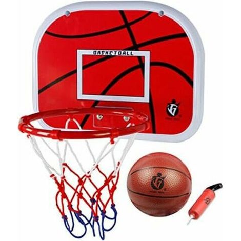 Panier de basket-ball intérieur pour enfants ensemble de jeu mini basket-ball planche à suspendre avec ballon et pompe pour enfants,STAR.L (1/5)