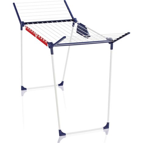 Leifheit Standtrockner Pegasus 180 Solid Plus mit stabilem Stand, Wäscheständer für lange Wäsche, Flügelwäschetrockner für platzsparende Aufbewahrung (1/10)