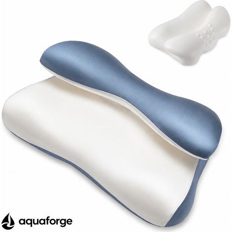 Almofada Cervical Ergonómica Espuma Viscoelástica Respirável 64 x 39 x 14 cm (1/5)