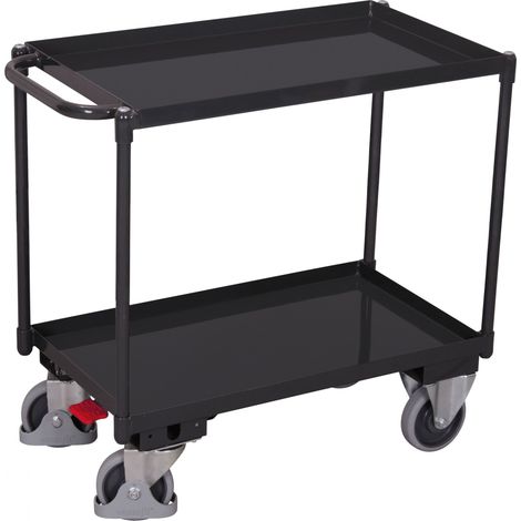 Cordes Tischwagen mit 2 Ladeflächen RAL 7016