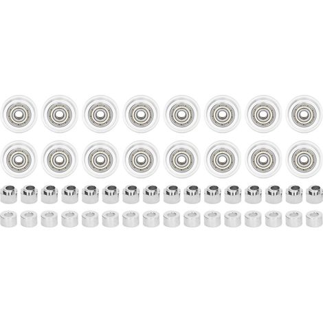 48 poulies en acier POM haute précision pour imprimante 3D, faible friction, stabilité optimale pour atelier (1/5)