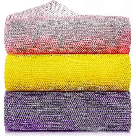 Peeling-Schwamm aus Netzgewebe für Körperpeeling und Reinigung, weicher Duschwaschlappen (1/5)