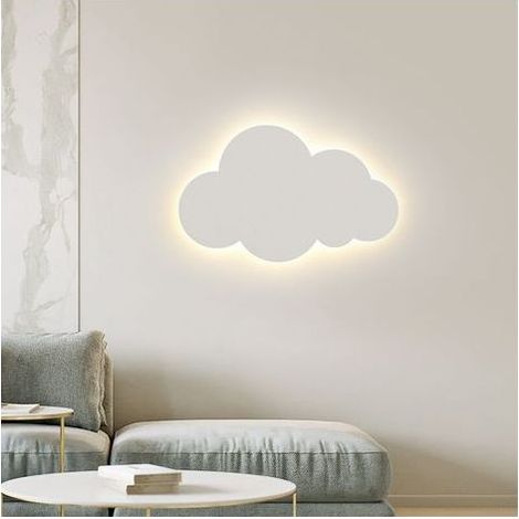 Applique murale moderne pour l'intérieur - abat - jour en acrylique avec LED intégrées - changement de lumière tricolore (1/4)