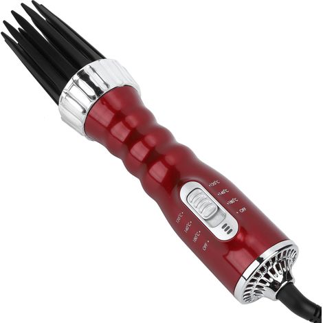 Sèche-cheveux/peigne chauffant 2 en 1 (550 W) pour cheveux secs et humides, avec 3 niveaux de réglage, prise européenne 220 V. (1/5)