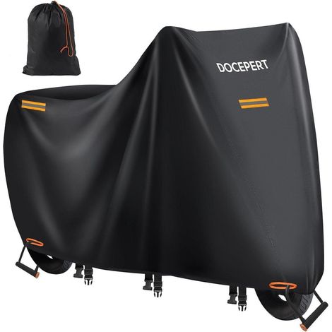 Motorrad Abdeckplane XXL 420D Oxford Wasserdicht mit Reflektoren (1/5)