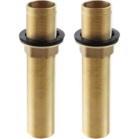 Tige De Raccordement Filetée - M32 X 150 Mm - Pour Installation Robinetterie - Cuivre - 2 Pièces (1/5)
