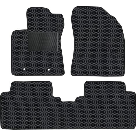 TO017EVAPOD - Juego de alfombrillas de EVA para coche, aptas para Toyota Avensis III 2009-2018 (con refuerzo adicional)