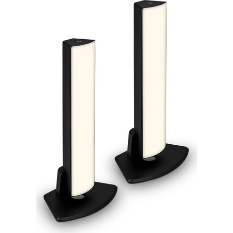 Lampada da tavolo e da parete a LED a batteria, IP44, nera, 1x (1/5)