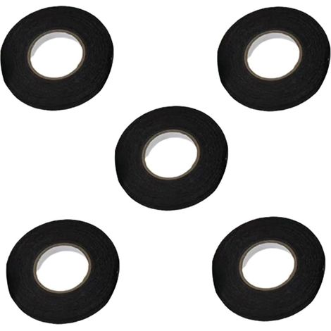 Ruban de flanelle, isolant ignifugé, pour faisceaux câbles, 9 mm x 25 (1/5)
