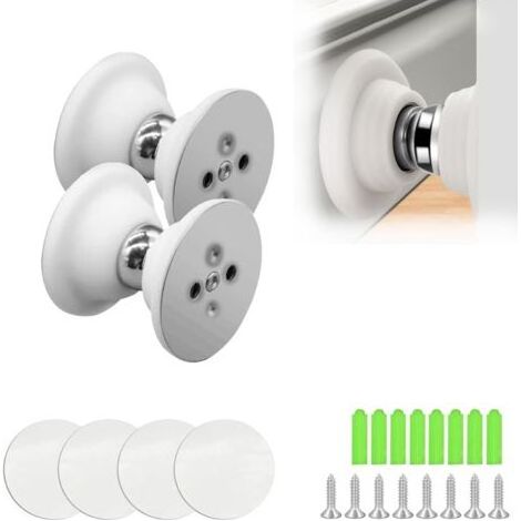 Serrure Magnetique - Silicone Et Aimant - Pour Porte De Camping-Car Remorque - Sans Perçage - 2 Unites (1/5)