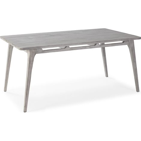 Mesa Comedor 150X80X76 Madera Gris Velado
