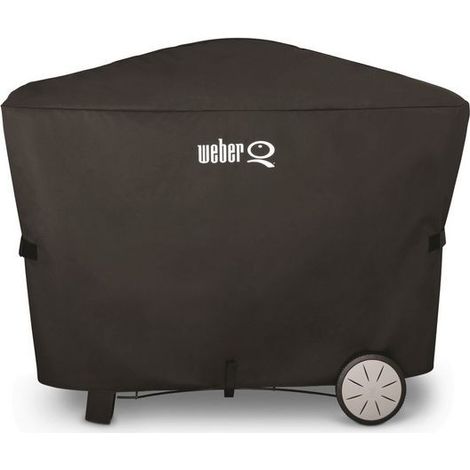 Weber Funda Premium para Barbacoa Series Q2000 y Q3000 Negra (1/5)
