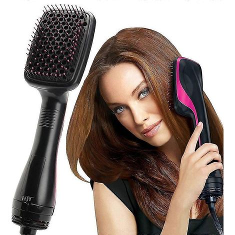 Brosse à cheveux électrique, peigne à air chaud, styler, sèche-cheveux de voyage 3 en 1, peigne, sèche-cheveux professionnel, brosse à cheveux tout-en-un (1/5)