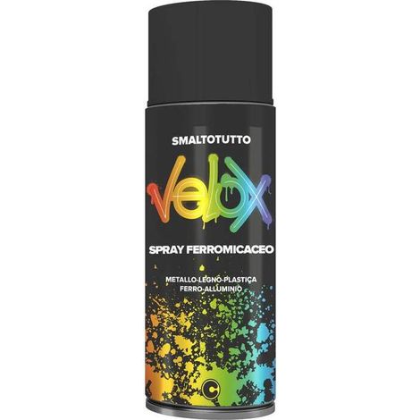 6 x VELOX SPRAY FERRO MICACEO NERO 400 ML