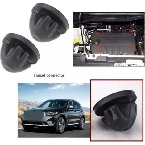 Set di 4 gommini di copertura per fermo motore, compatibile con le serie 1 2 3 4 5 6 7 8 X4 X5 X6 X7