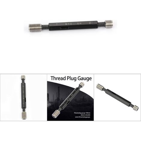 Jauge filetée en acier pour filetage mâle, outil de mesure manuel de précision, pas de 1,5 mm, M10 (1/5)
