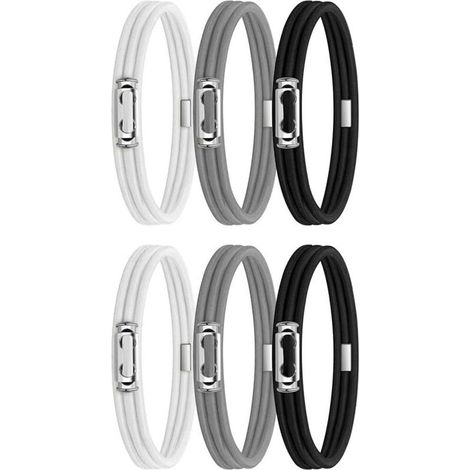 Lot de 6 tendeurs de poubelle, cordons élastiques réglables pour grandes poubelles, compatibles avec les poubelles de 8 à 33 gallons, attaches multi-usages (1/5)