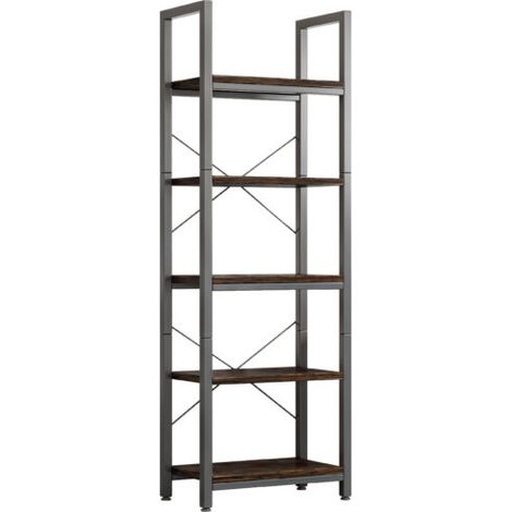 Bücherregal Industrielles Braun 154x40x30 cm (1/3)