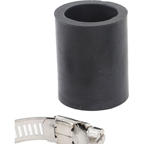 2 colliers de tuyau haute température 1 pouce pour connexions robustes de tuyaux d'échappement Banshee 1987-2006 noir (1/5)