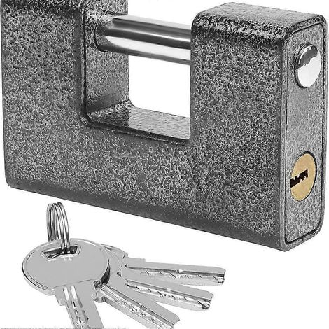 Serrure de sécurité pour portes, en acier, pour portails et garages, pour installation domestique et usage quotidien.-AquaForge (1/5)