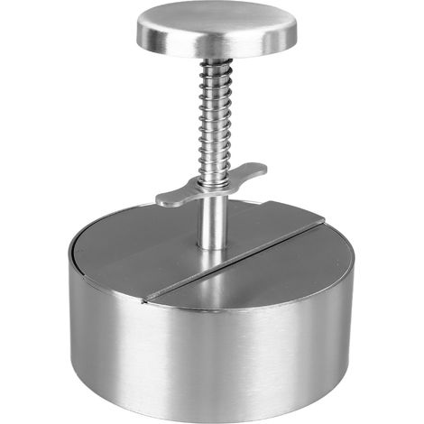 Presse à hamburger, moule à galettes, acier inoxydable 304, ustensile de cuisine, 11,4 cm (1/5)