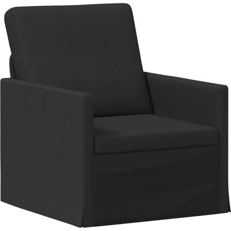 Armchair Black 70 x 81 x 82 cm Fabric vidaXL (1/5)