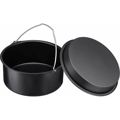 6 Inch Non-Stick Air Fryer Basket, Baking Pans, Frying Pan, Air Fryer Accessories (1/5)