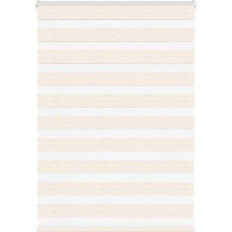 4014653 Store zèbre beige marbré largeur du tissu 105,9 cm polyester (1/5)