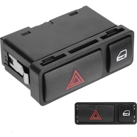 Interruptor de bloqueo de puerta con intermitentes de emergencia OEM 61318368920 Compatible con BMW E46 (1/5)