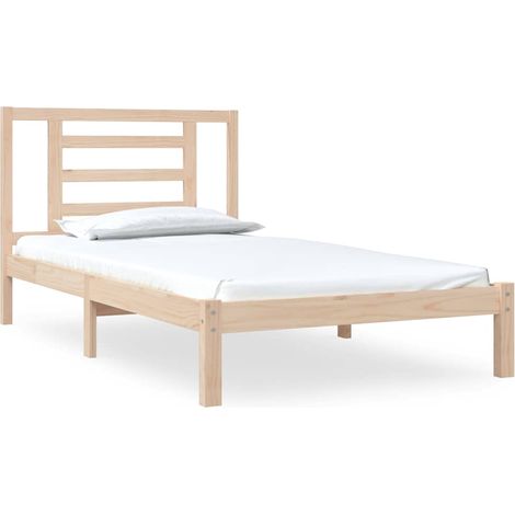 Maison Exclusive - Giroletto senza Materasso 90x200 cm in Legno Massello di Pino (1/5)