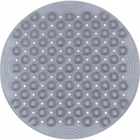 Maximex Tappeto da massaggio grigio 55 cm antiscivolo