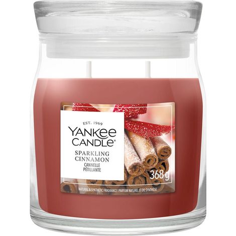 Candela Sparkling Cinnamon 110g Rossa Yankee Candle