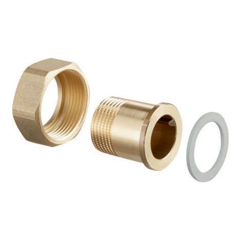 Kit de raccordement pour tuyau OV = 2 tuyaux, filetage mâle 1/2" pour vanne DN 15 (1/5)
