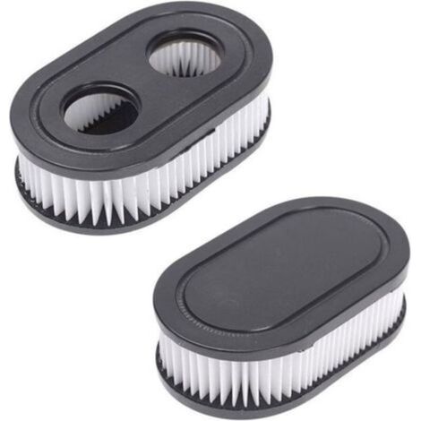 Filtre à air ovale noir pour tondeuse MTD BS-798452 Briggs & Stratton- Lot de 2 (1/4)